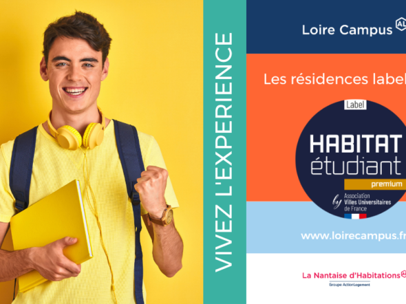 Les trois résidences Loire Campus labellisées Habitat Étudiant niveau premium, une première en Pays de la Loire